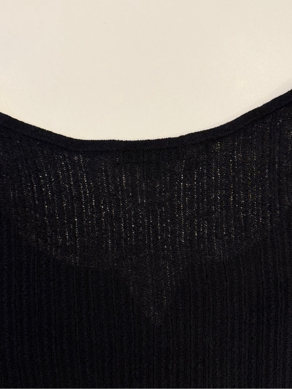 Uniqlo lace key neck half-sleeve short sweater - Picture 5 of 10